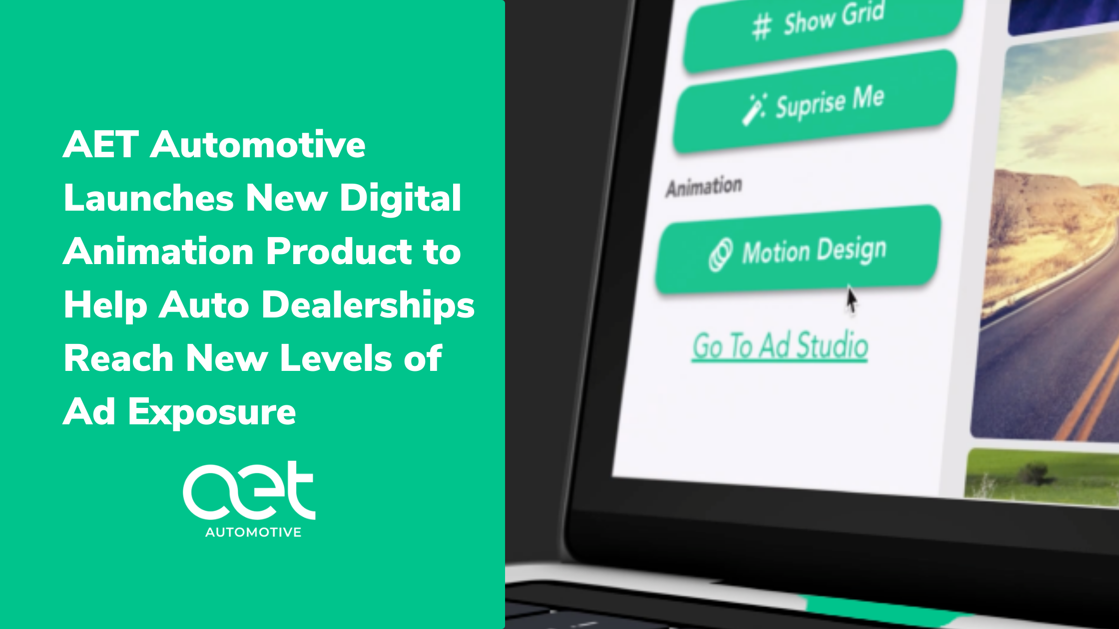Animation Design Tool for Automotive Advertising